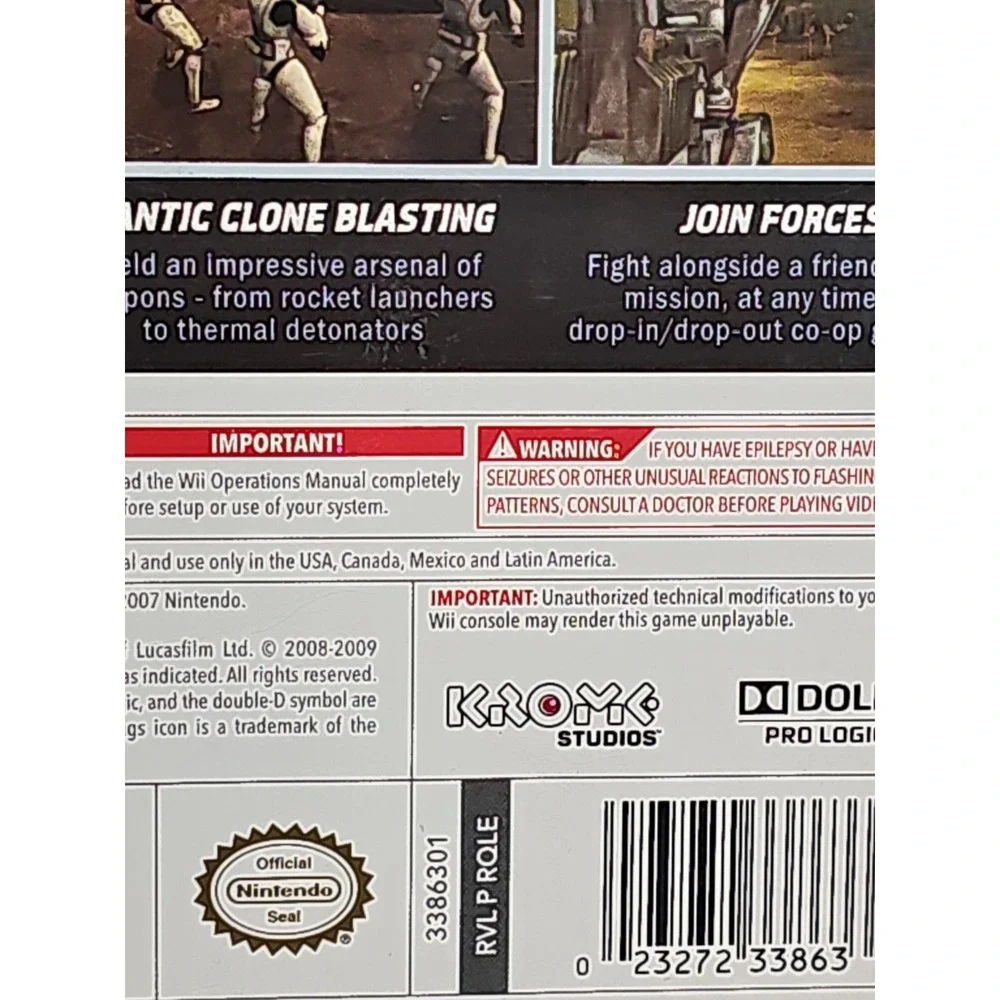 Star Wars the Clone Wars Republic Heroes - Nintendo Wii